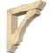 Ekena Millwork Imperial Slat Rough Sawn Bracket w/ Offset Brace, Douglas Fir, 8"W x 40"D x 40"H BKT0806X40X40IMP06RDF - alternate 1